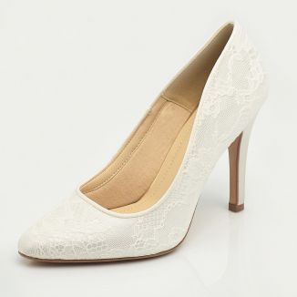 Chaussure de mariage dentelle Adel Avalia