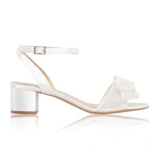 Chloe Perfect sandales mariage talon carré